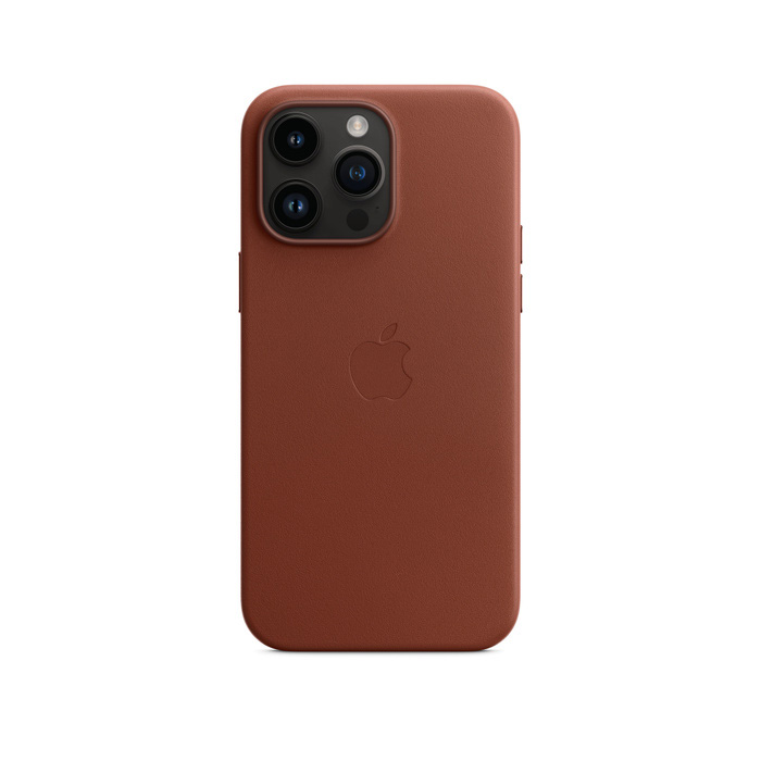 A iPhone 14 Pro Max Leather Case with MagSafe - Umber 