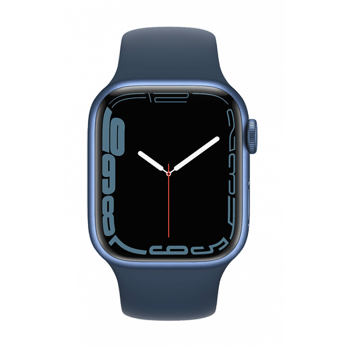 Apple Apple Watch Series 7 45mm Blue with Abyss Blue Sport Band μόνο με ...