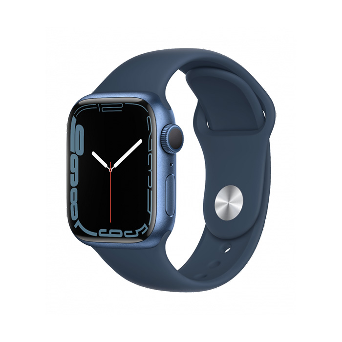 Apple Apple Watch Series 7 45mm Blue with Abyss Blue Sport Band μόνο με ...