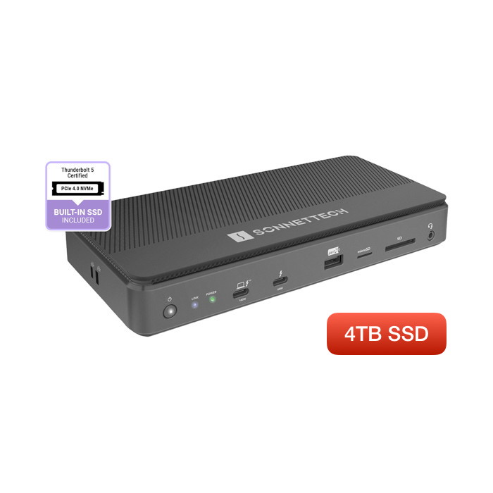Thunderbolt 5 Dock mit 6,1 GB/s SSD und 140 Watt Power Delivery: Sonnet enthüllt Echo 13 - News