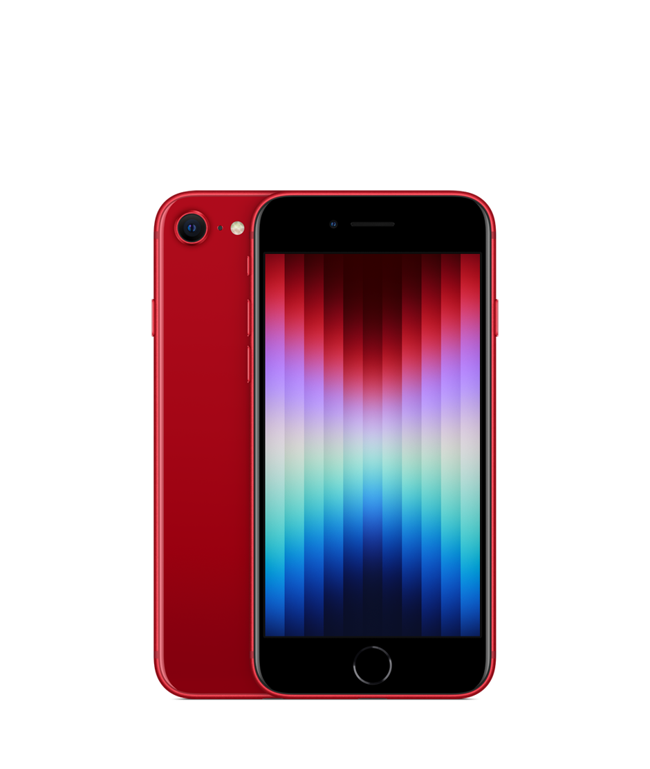 iPhone SE3 64GB 第3世代　RED(赤) プリント剥がれ